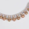 European and American bestsellers, pearl zircon earrings, necklaces, sets, high-end dinner, luxurious wedding dress jewelry for brides Application Scenario
